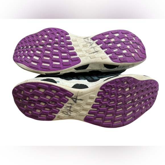 NIKE Zoom Flyknit Pegasus Turbo Road Running Shoes Teal Polka Dot Men’s 12 - Picture 7 of 10